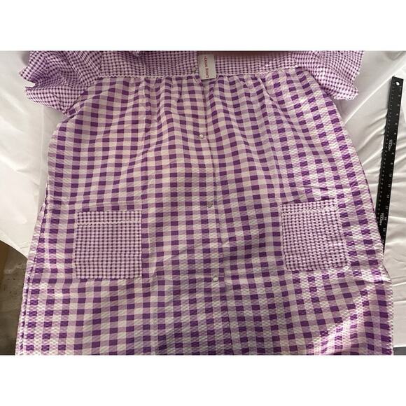 NWT Casual Nights Plus Size 2XL Mumu House Dress Night Gown Snap Buttons NEW - Picture 4 of 7